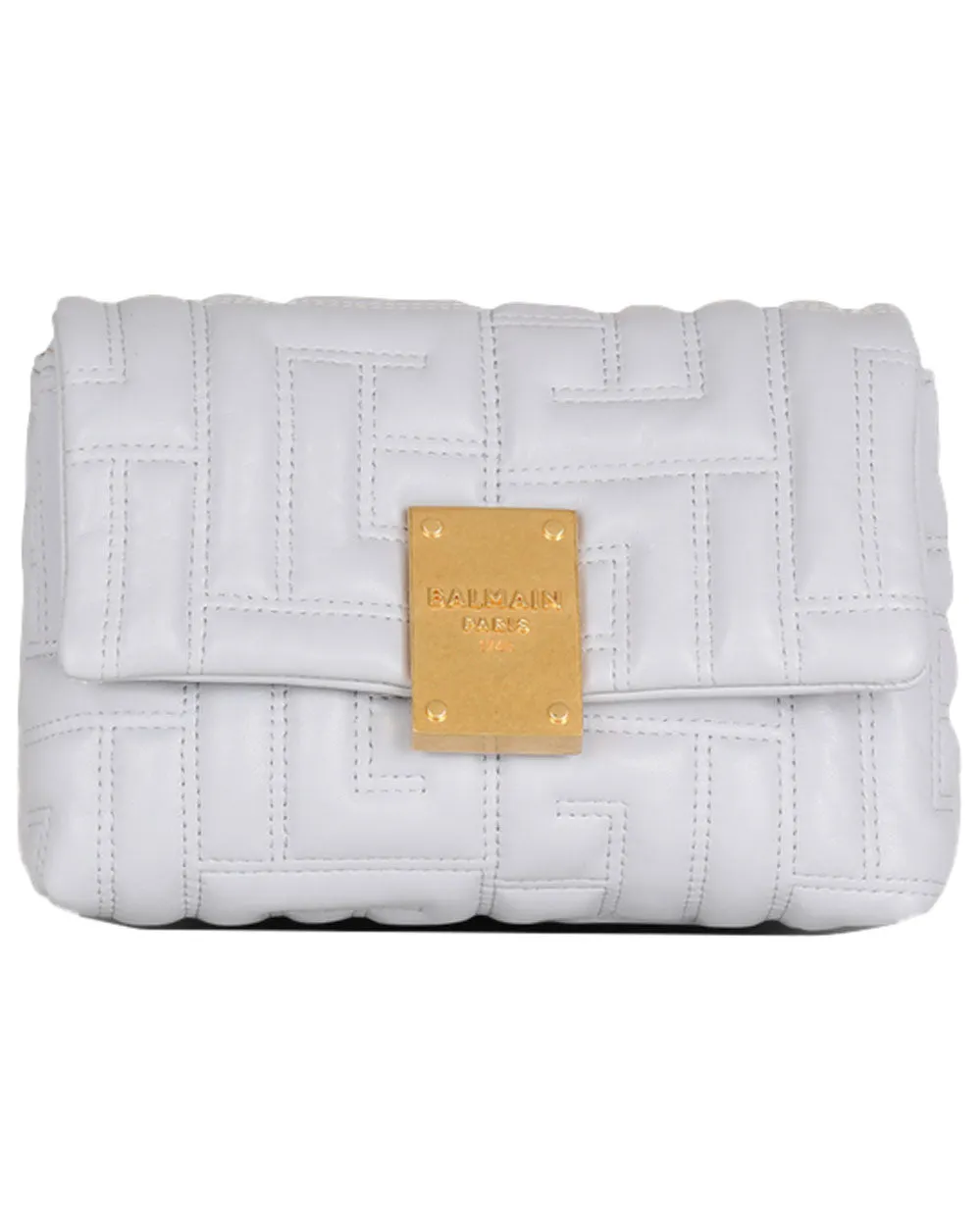 1945 Soft Mini Quilted Bag in Gris Perle