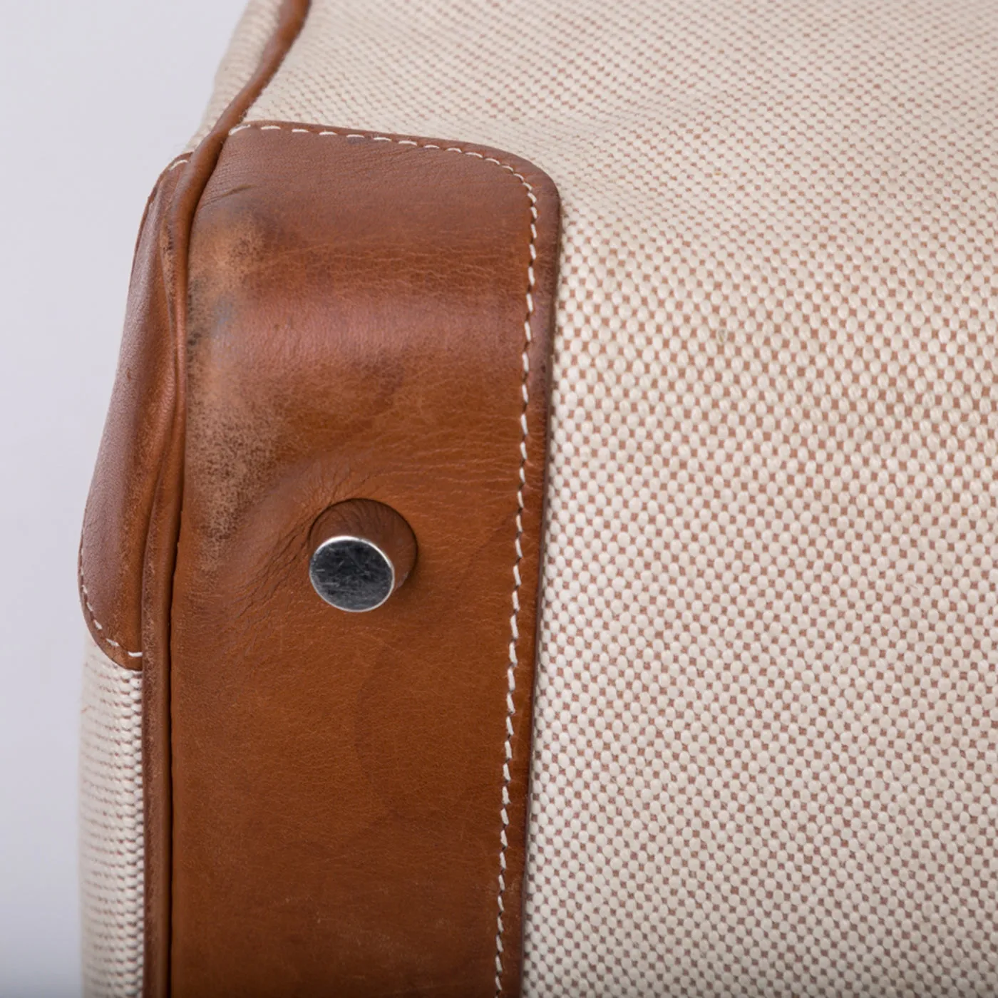 Birkin 35 - Barenia and Ecru Canvas