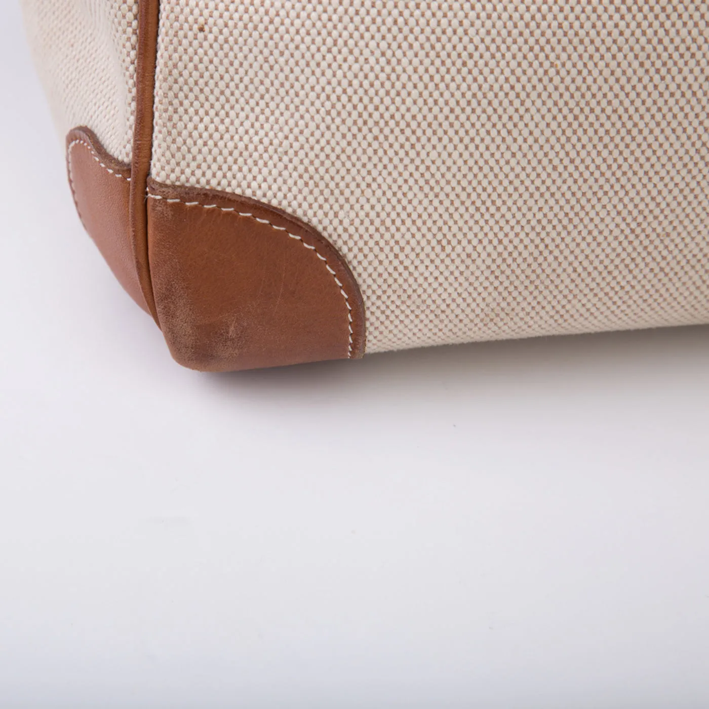 Birkin 35 - Barenia and Ecru Canvas