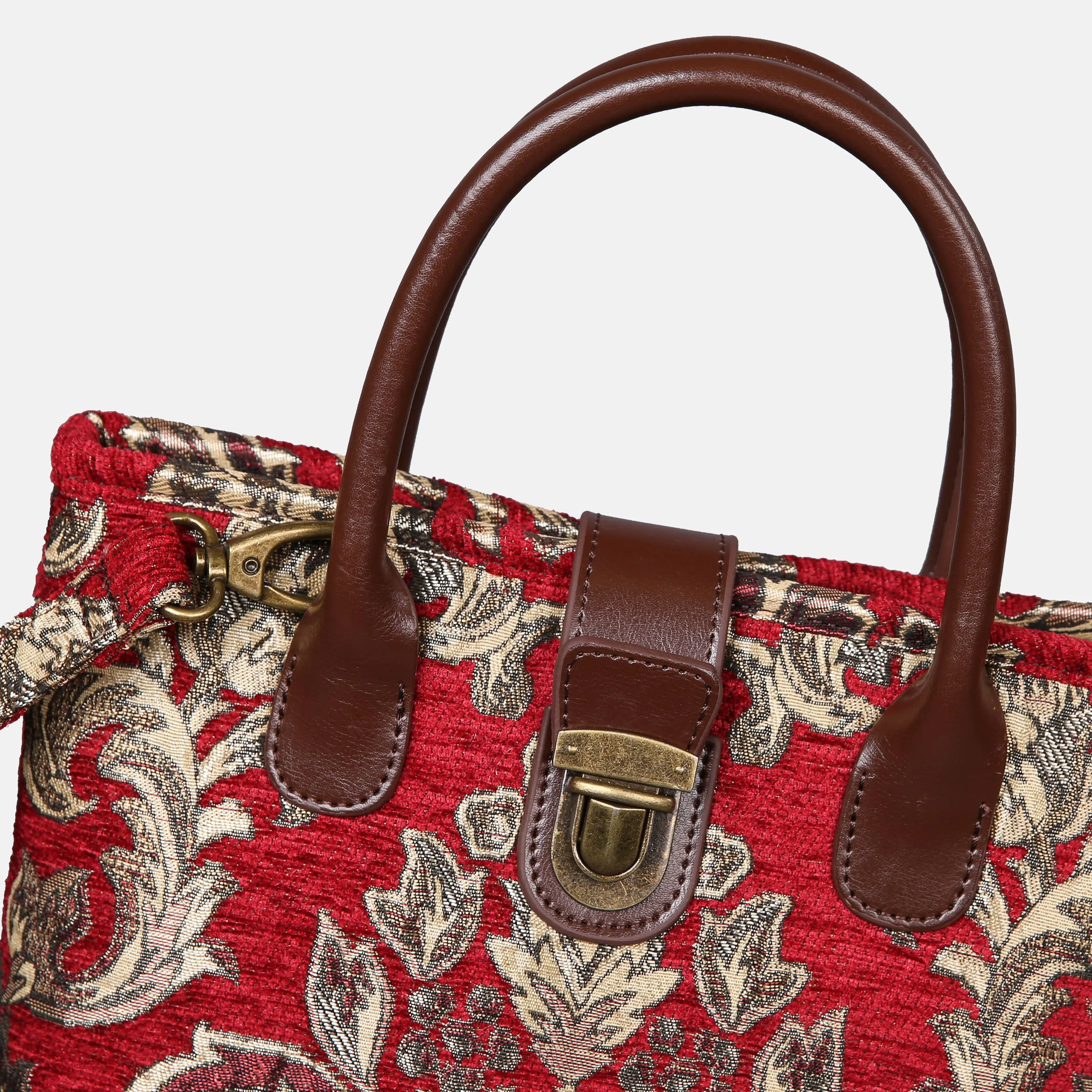 Blossom R-G Tuck Lock Carpet Satchel