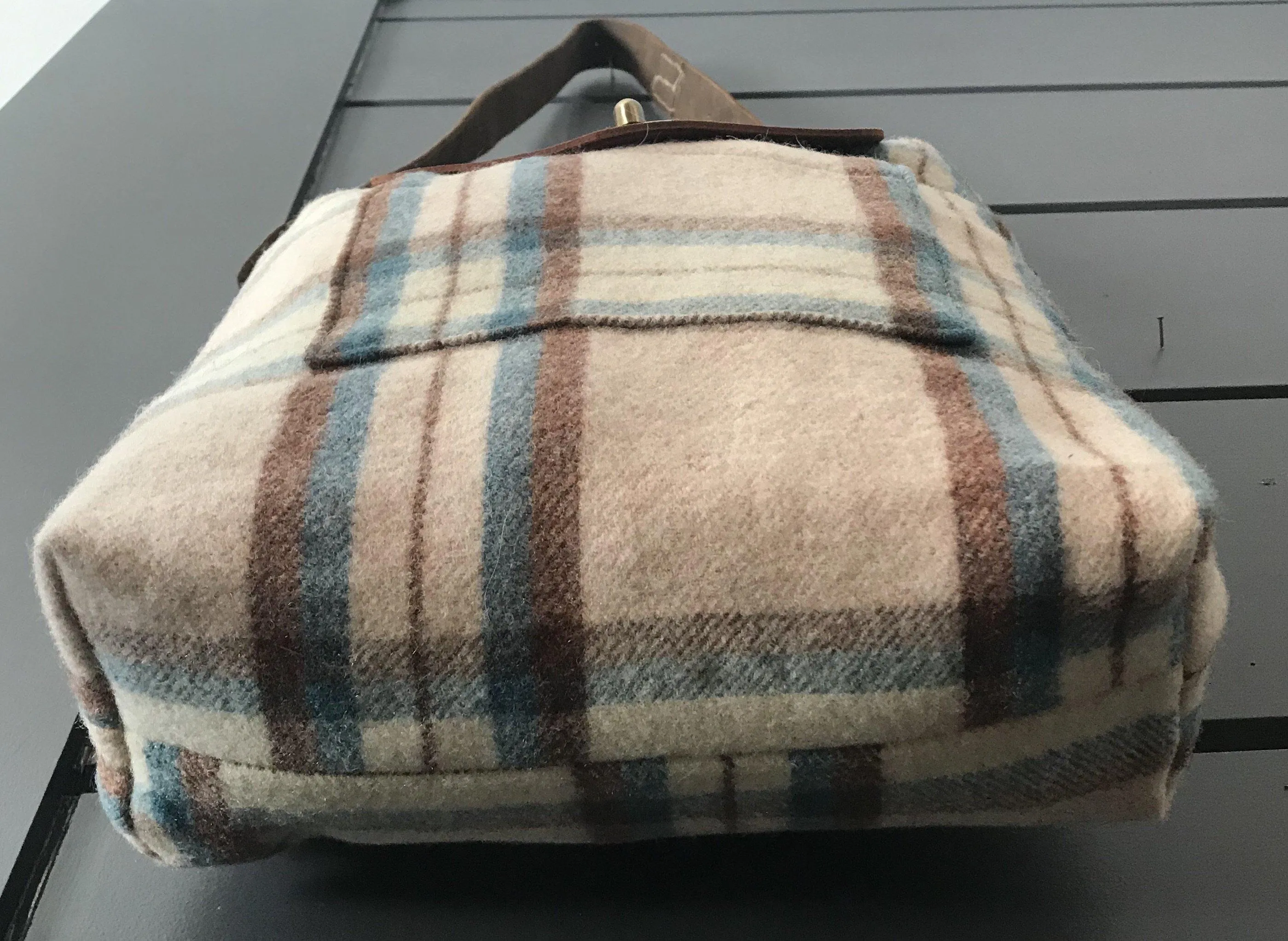 British Artist-made Vintage Wool Blanket Bag/Purse