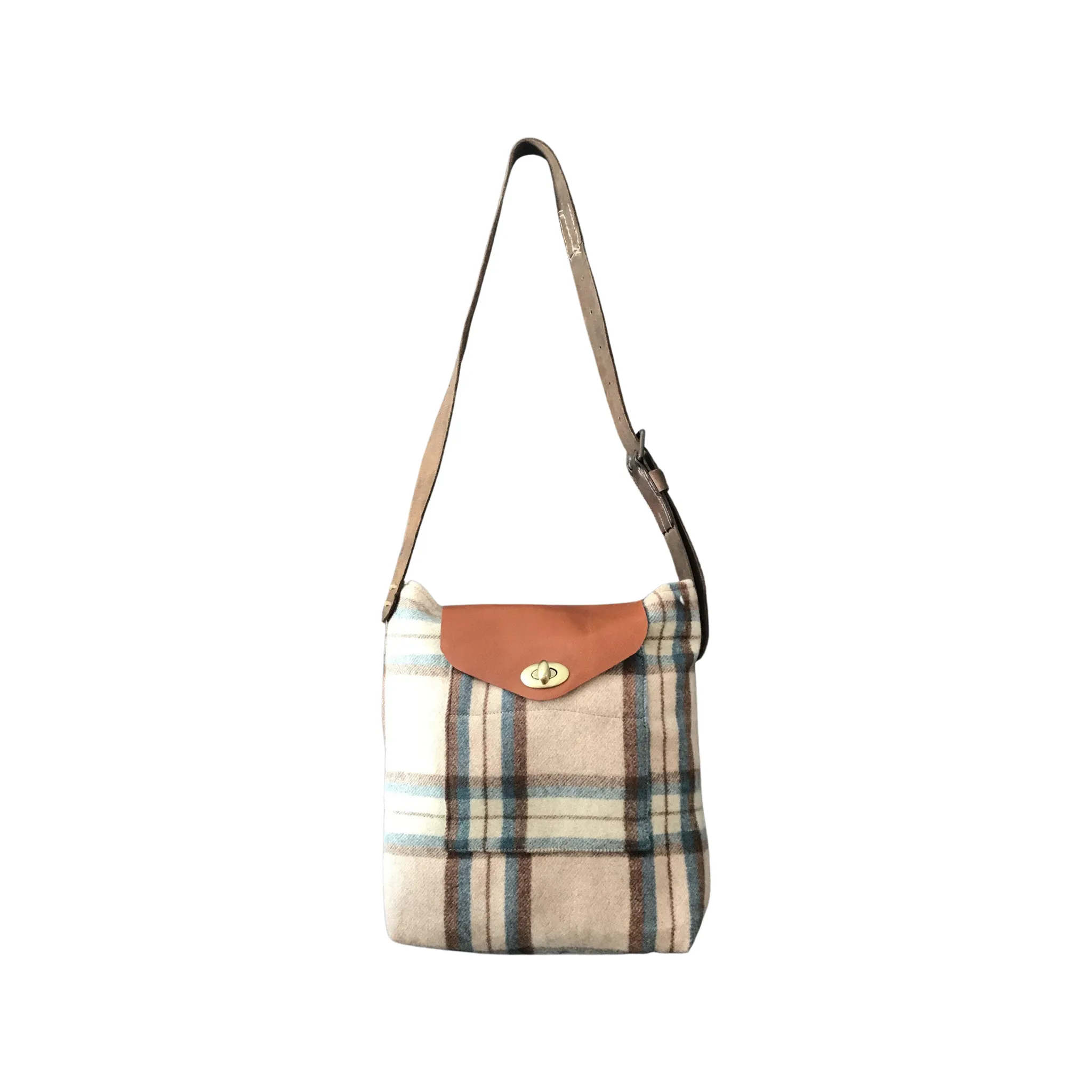 British Artist-made Vintage Wool Blanket Bag/Purse