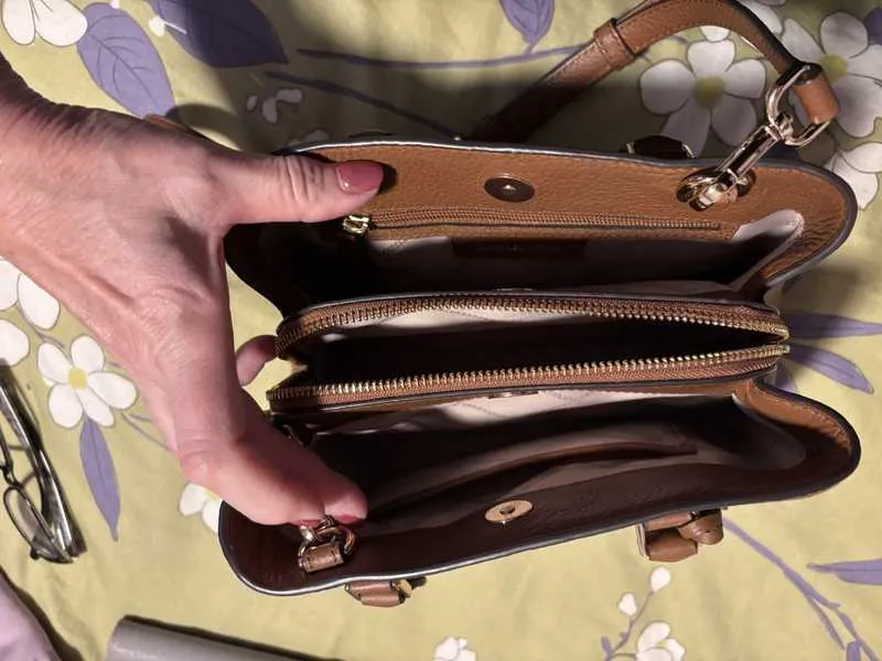 Camille Leather Satchel