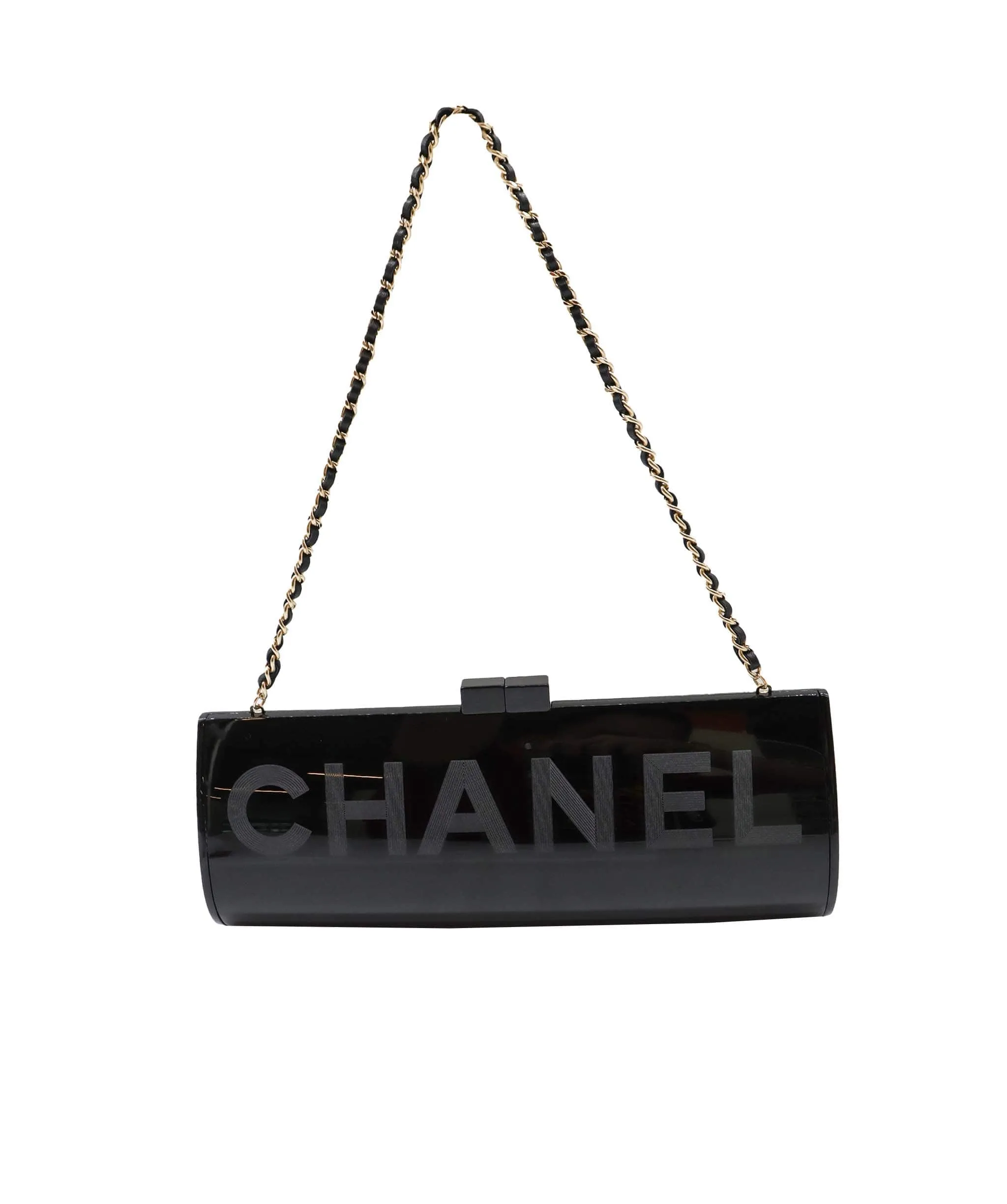 CHANEL VINTAGE PLASTIC CHAIN SHOULDER BAG  90248001 DXBS0602