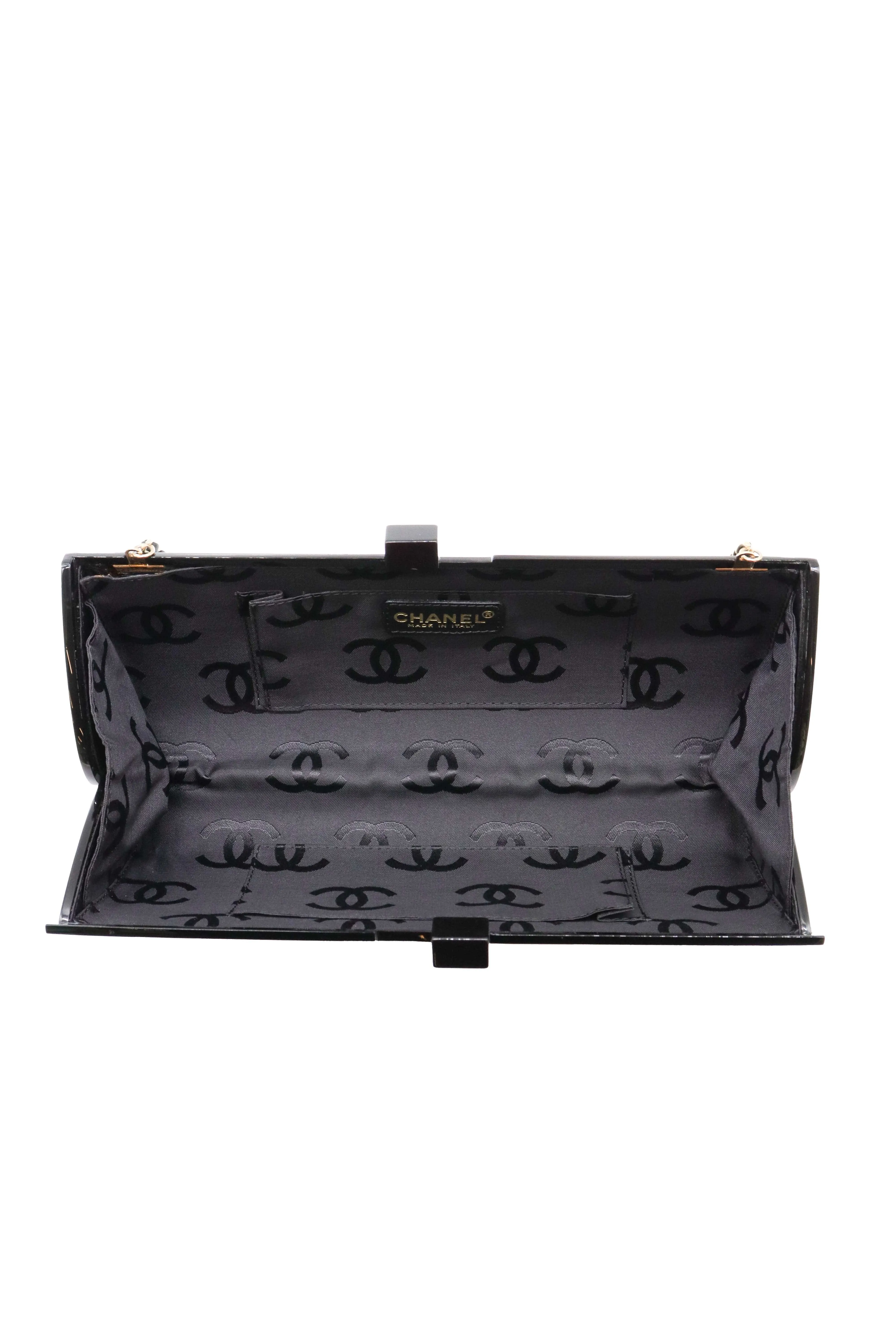 CHANEL VINTAGE PLASTIC CHAIN SHOULDER BAG  90248001 DXBS0602