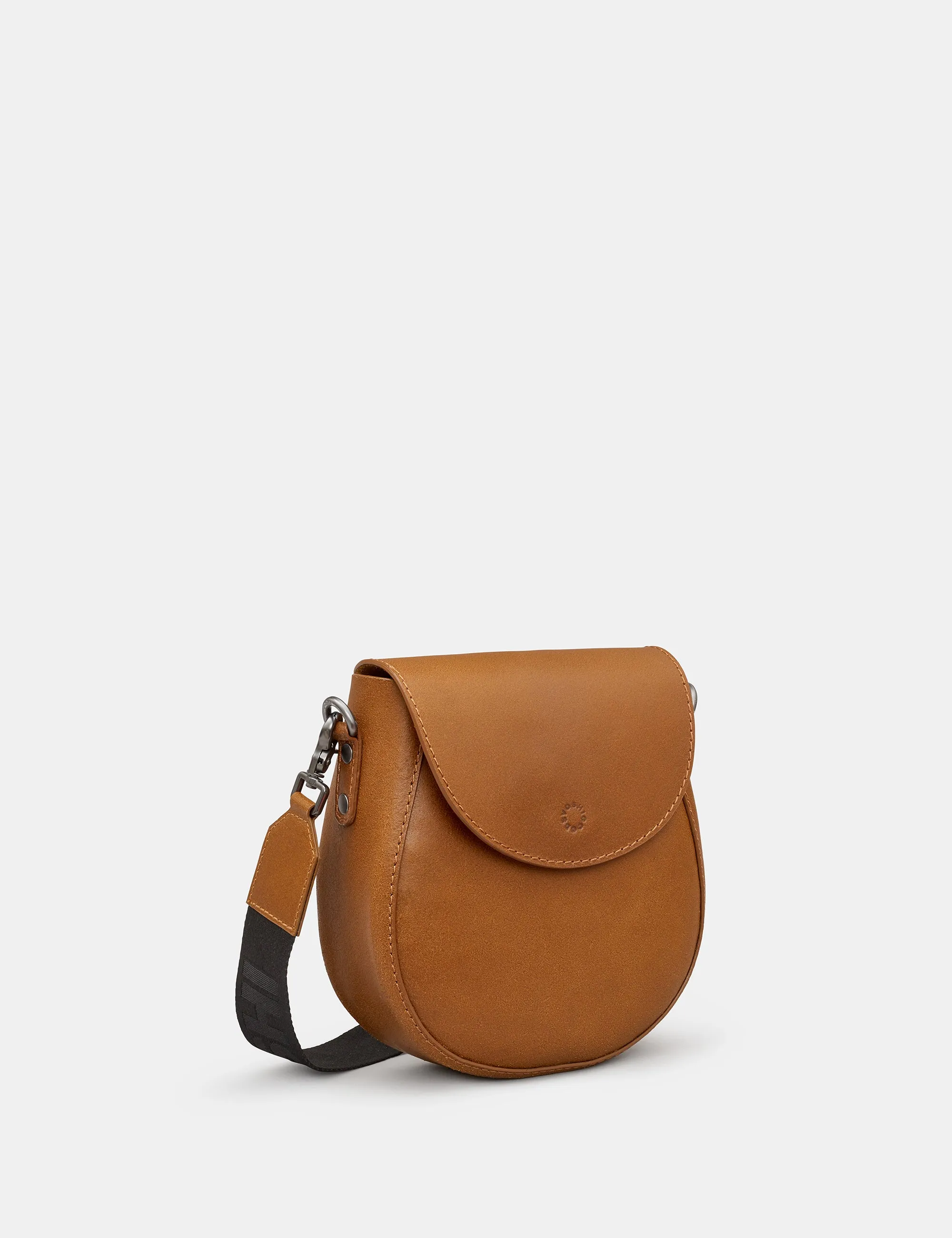 Chawton Brown Leather Cross Body Satchel Bag