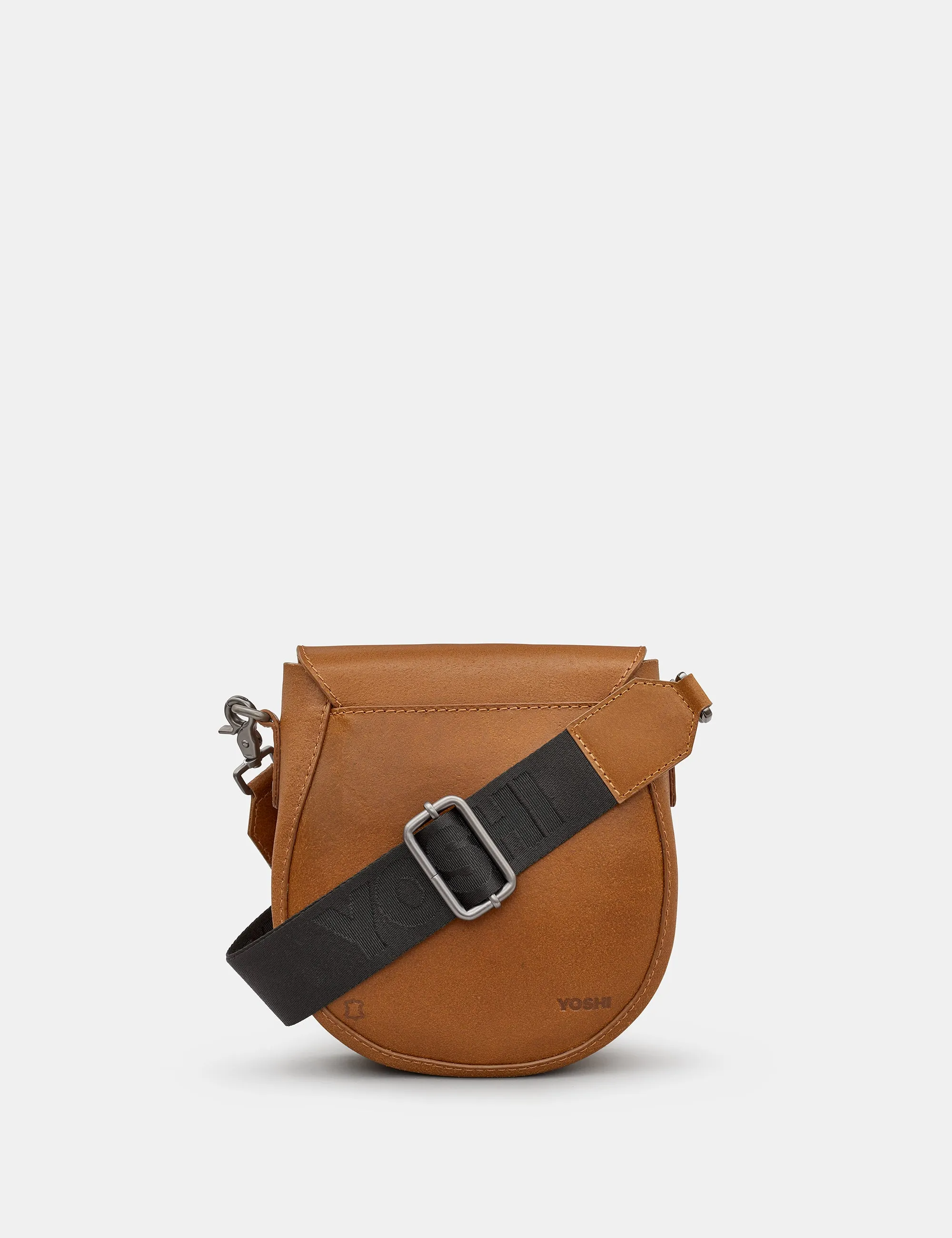 Chawton Brown Leather Cross Body Satchel Bag