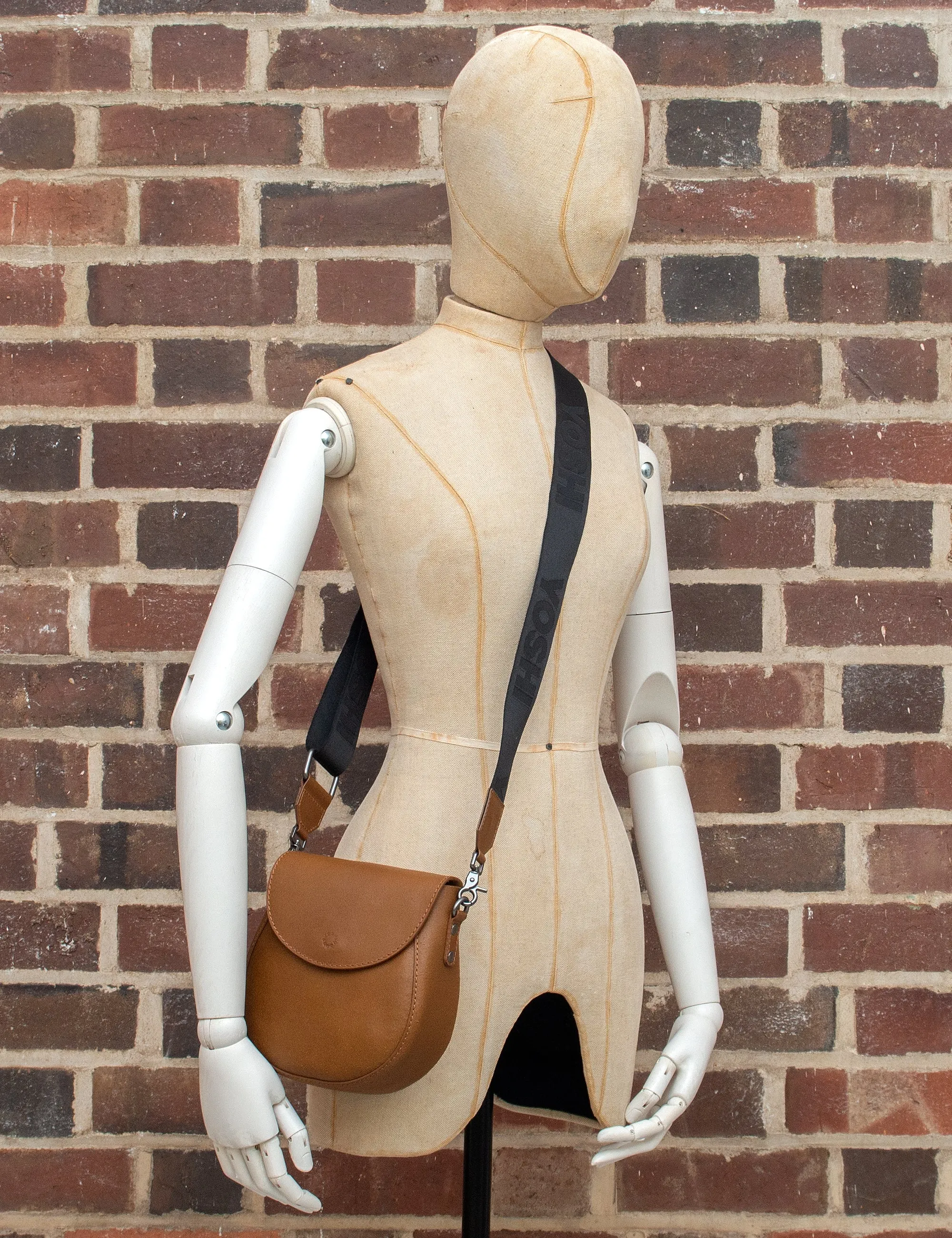 Chawton Brown Leather Cross Body Satchel Bag