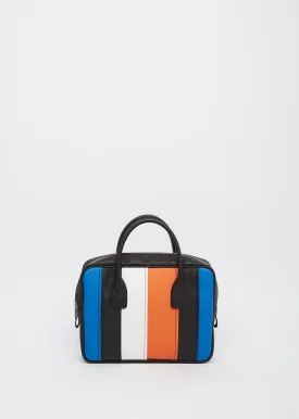Colorblocked Top-Handle Bag