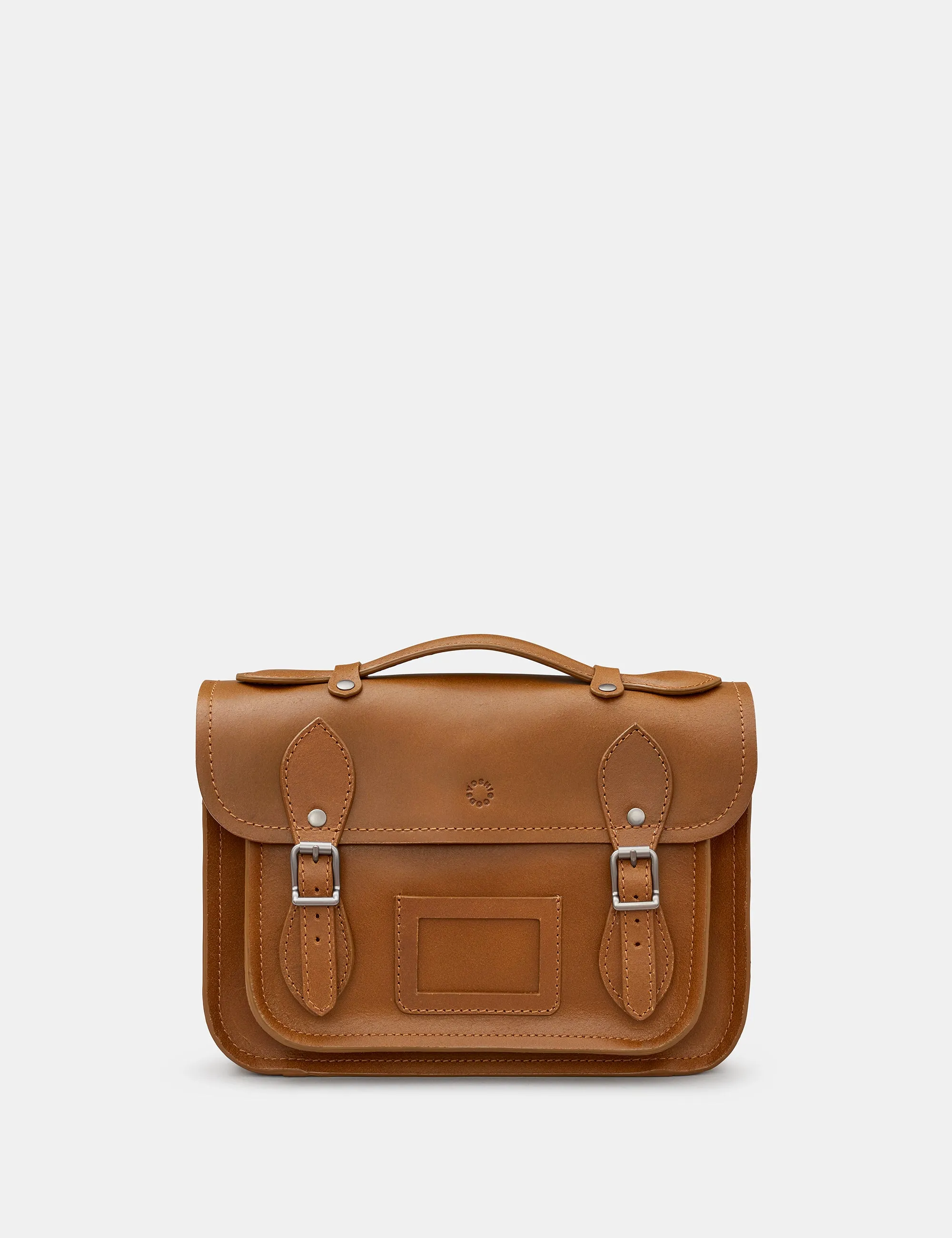 Dewhurst 10.5" Brown Leather Satchel Bag