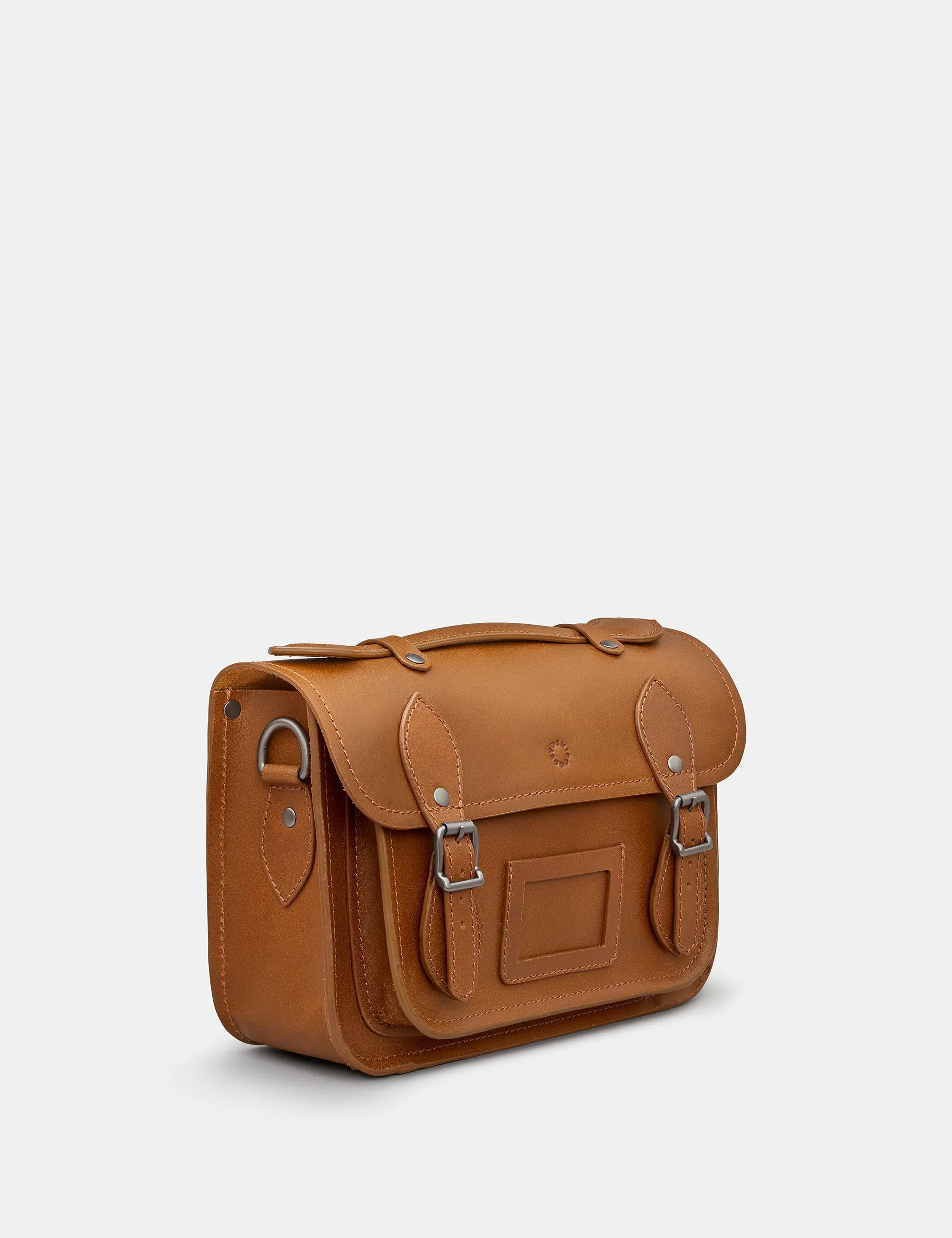Dewhurst 10.5" Brown Leather Satchel Bag