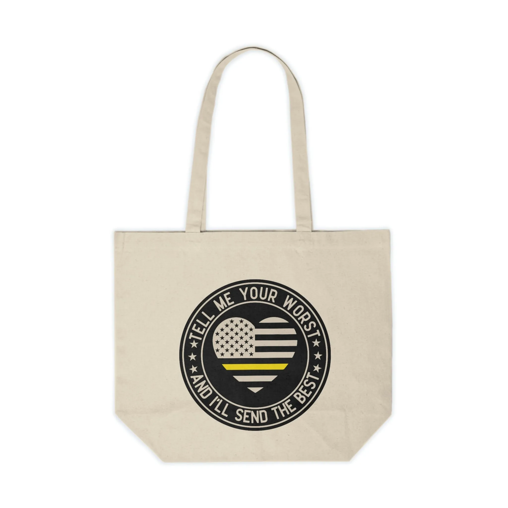 Dispatcher - Tell me your worst Canvas Shopping Tote