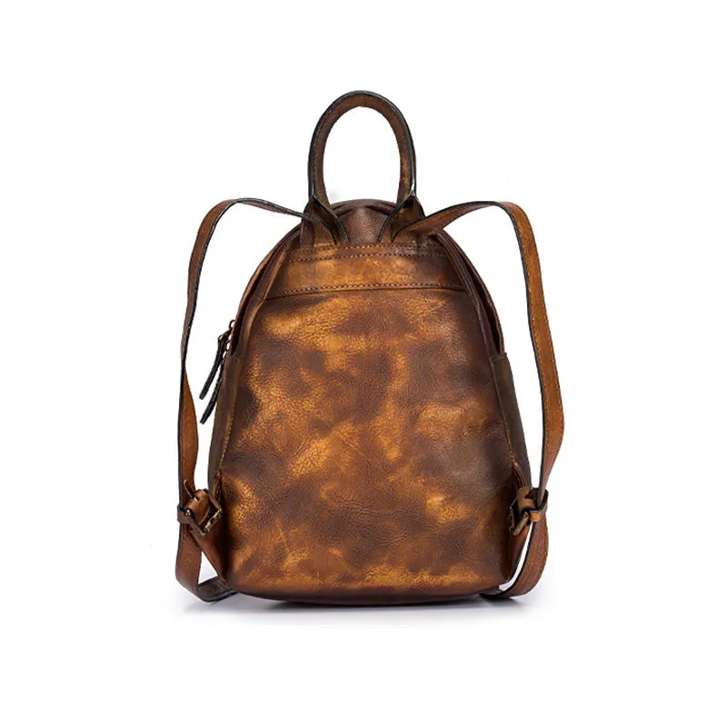 Fashion Womens Leather Backpack Purse Bag Small Book Bags for Women