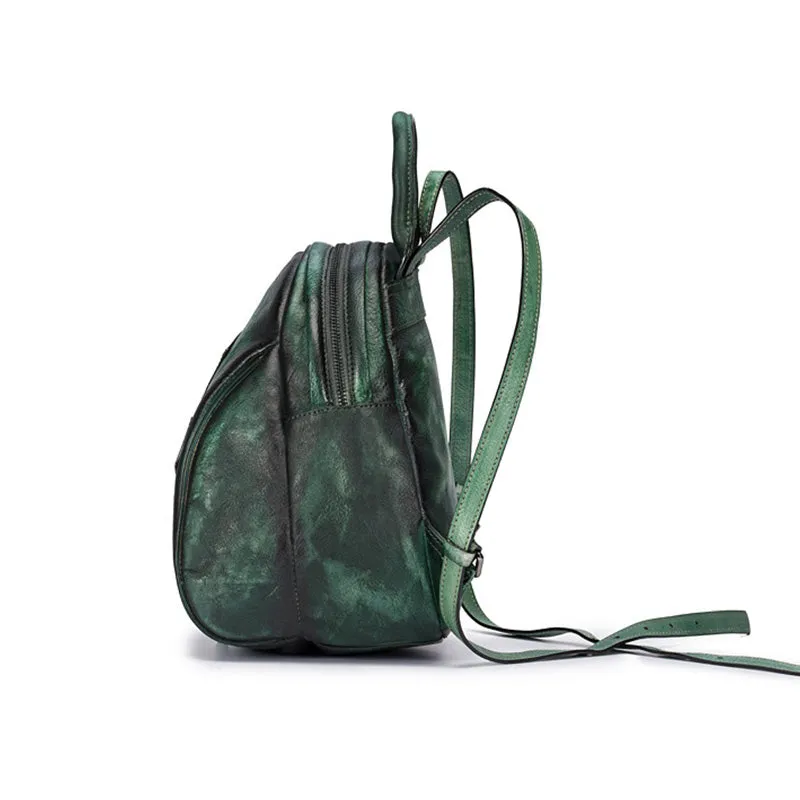 Fashion Womens Leather Backpack Purse Bag Small Book Bags for Women