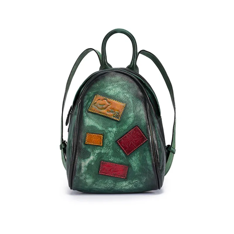 Fashion Womens Leather Backpack Purse Bag Small Book Bags for Women