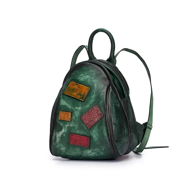 Fashion Womens Leather Backpack Purse Bag Small Book Bags for Women