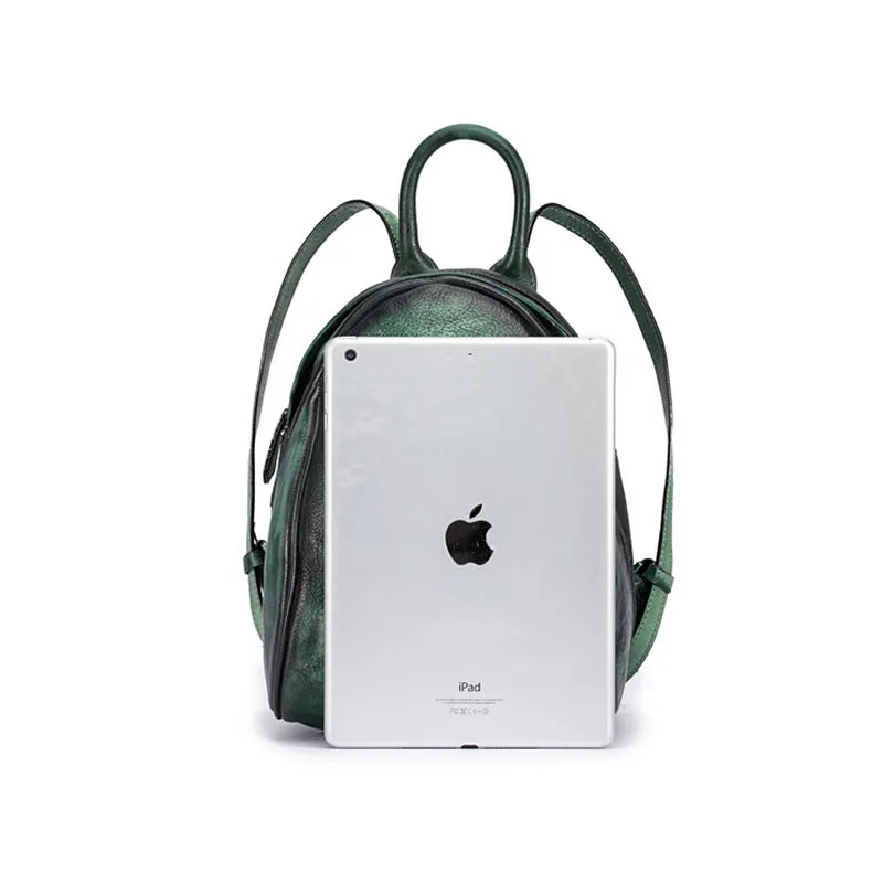 Fashion Womens Leather Backpack Purse Bag Small Book Bags for Women
