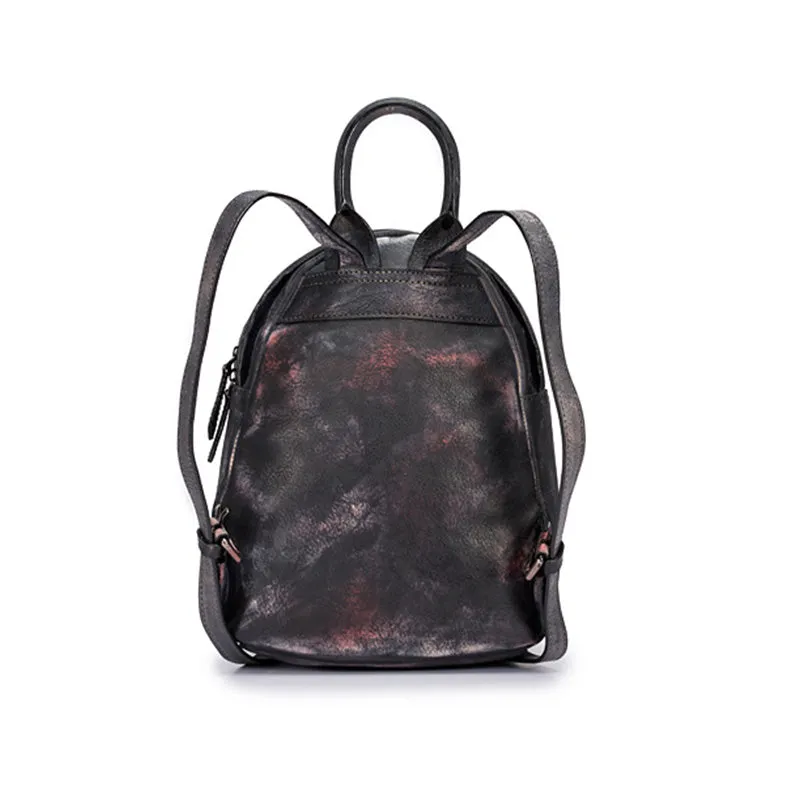 Fashion Womens Leather Backpack Purse Bag Small Book Bags for Women