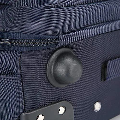 Funny & Special 19 Inches Large Storage Laptop Travel Rolling Backpack Waterproof Wheeled For Men