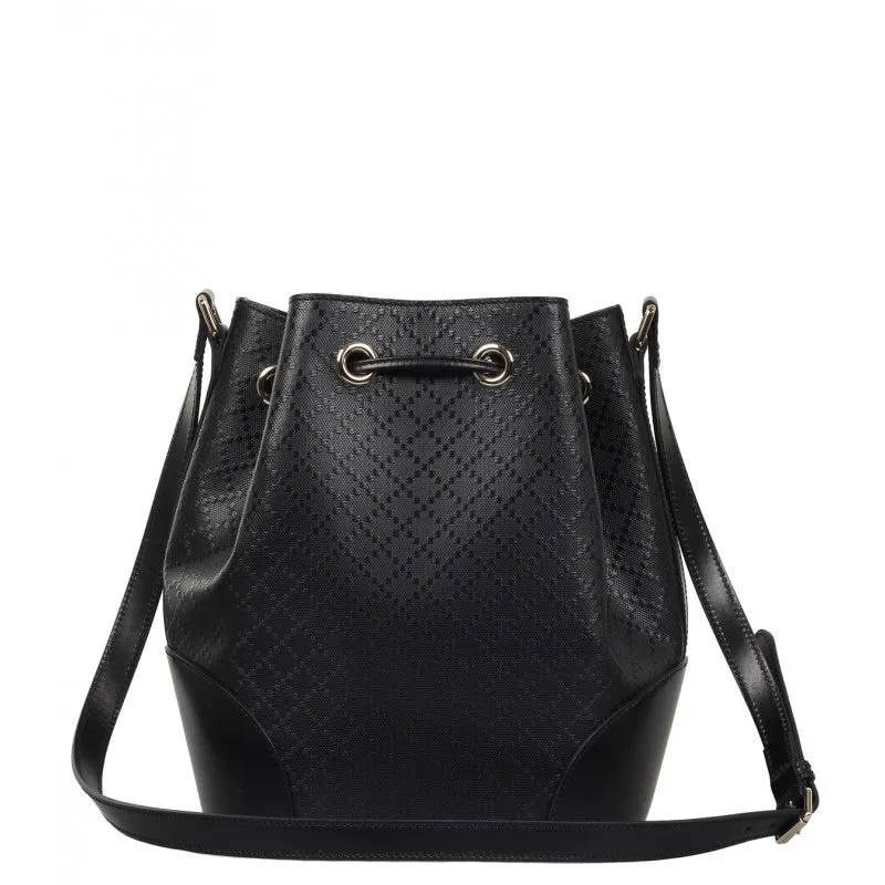 Gucci Black leather Diamante bucket bag