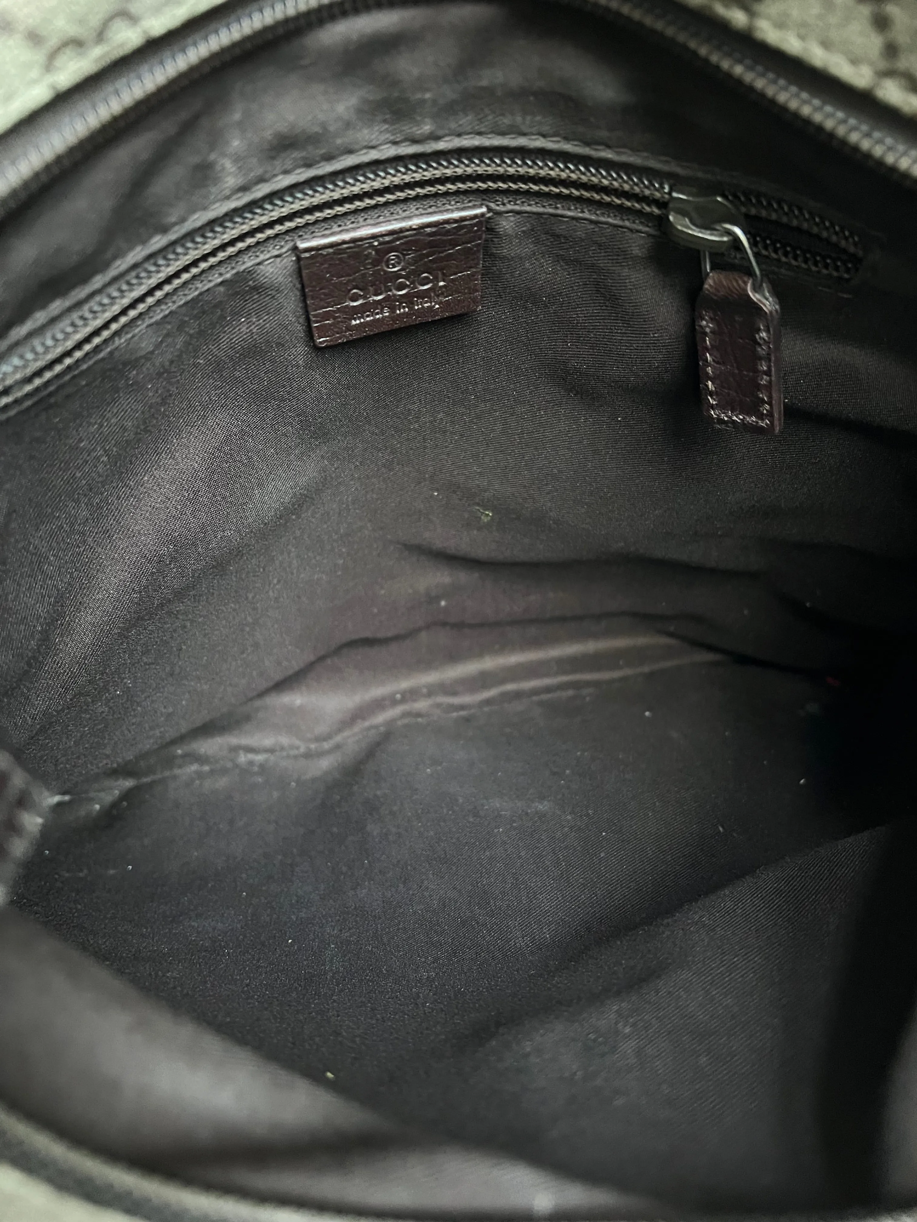 Gucci GG Canvas Slim Messenger Bag