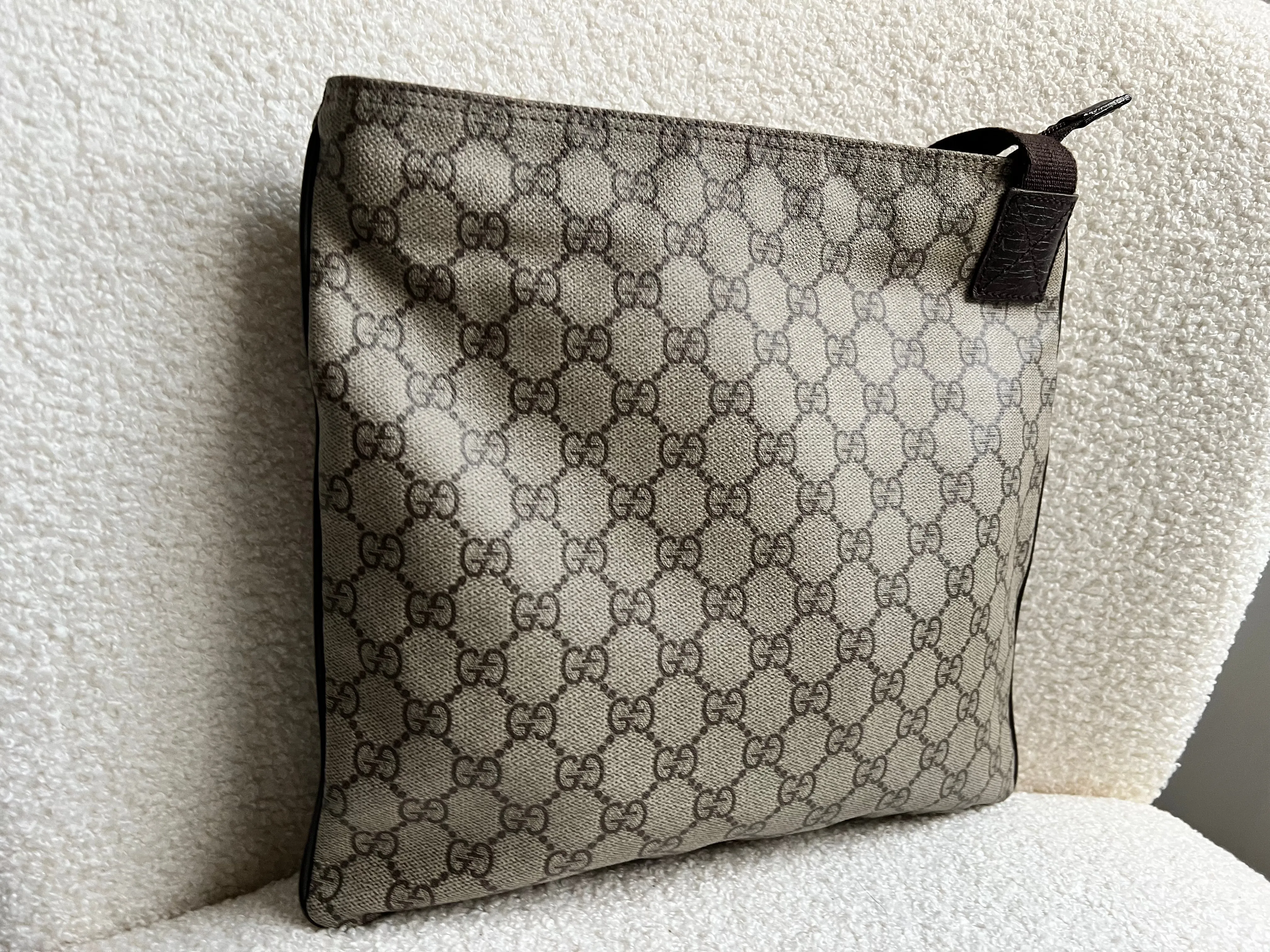 Gucci GG Canvas Slim Messenger Bag