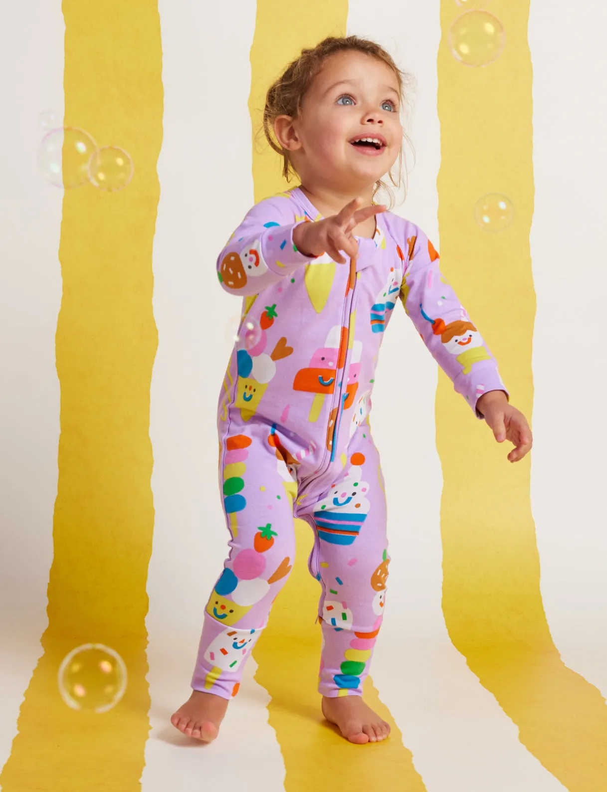 Halcyon Nights Sundae Funday Long Sleeve Zipsuit