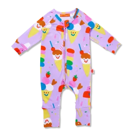 Halcyon Nights Sundae Funday Long Sleeve Zipsuit