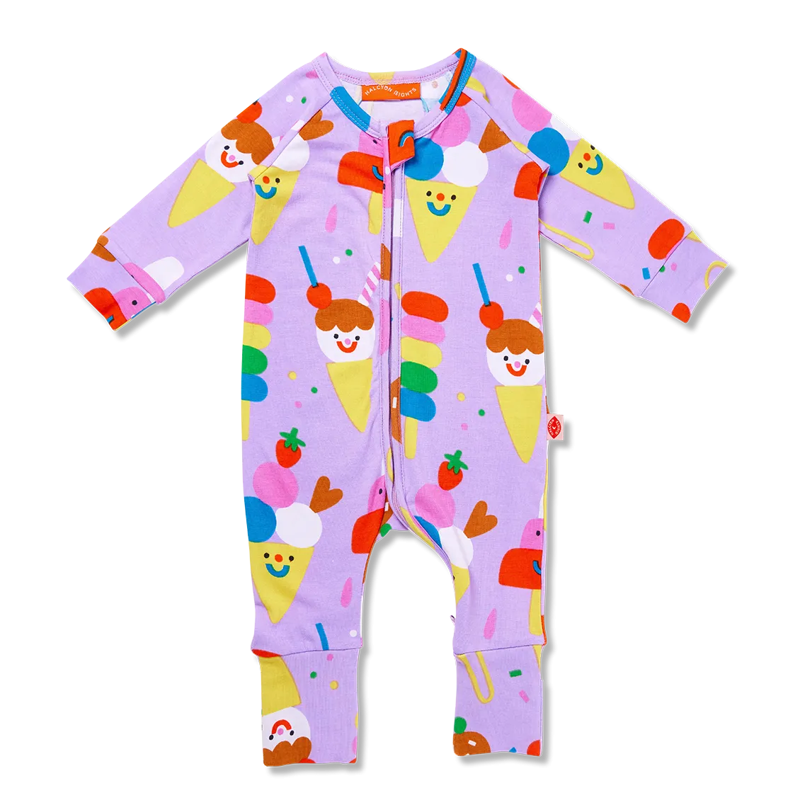 Halcyon Nights Sundae Funday Long Sleeve Zipsuit