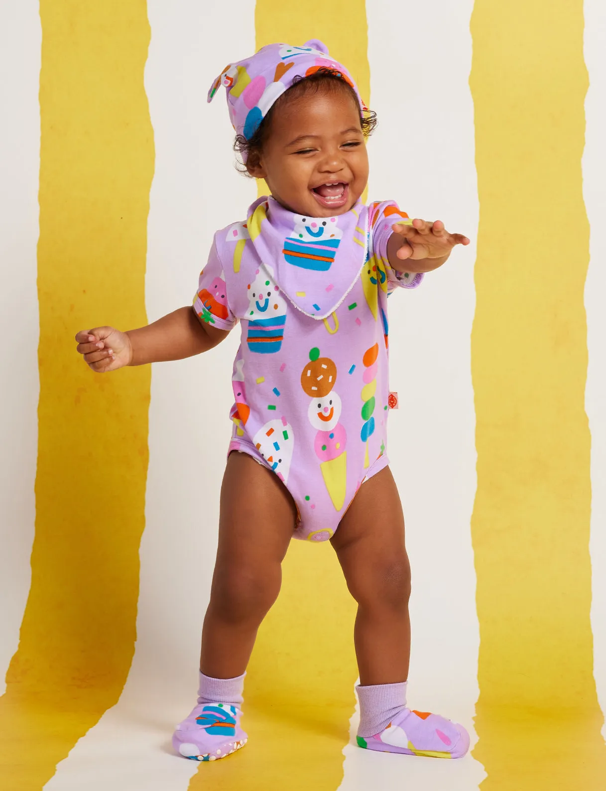 Halcyon Nights Sundae Funday Short Sleeve Bodysuit