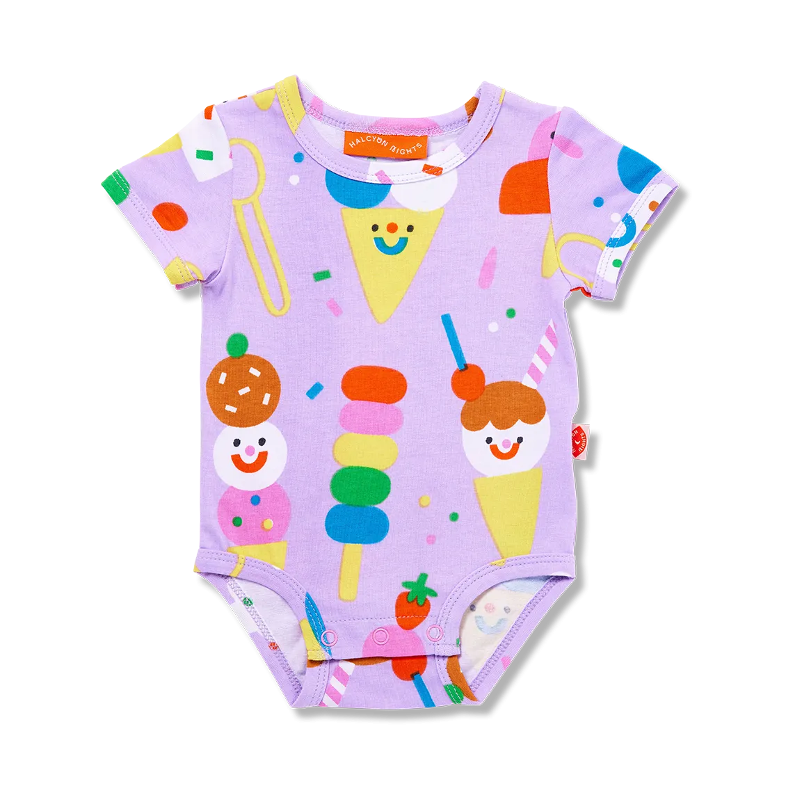Halcyon Nights Sundae Funday Short Sleeve Bodysuit