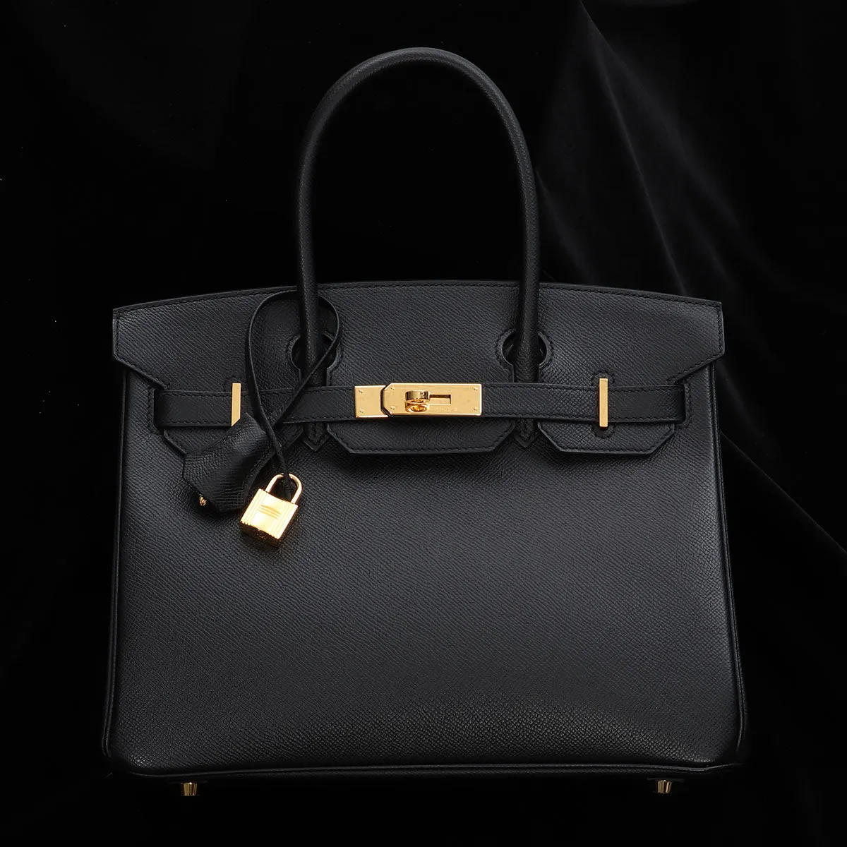 Hermès Black Epsom Birkin 30