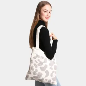 iLLASPARKZ Cow Knit Tote Bag
