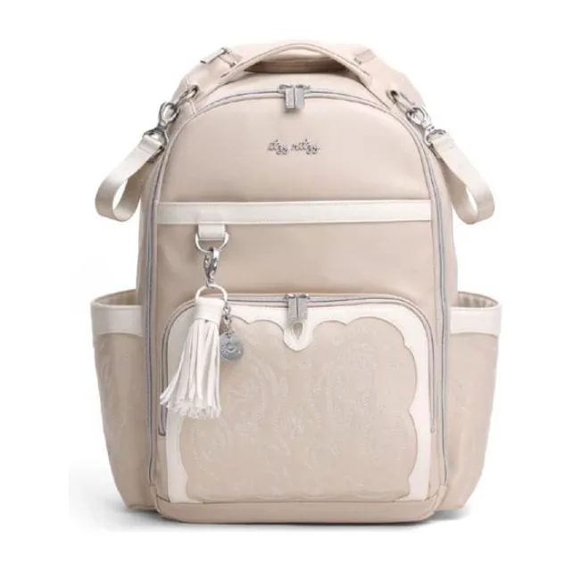Itzy Ritzy Diaper Bag Backpack Plus - Oat