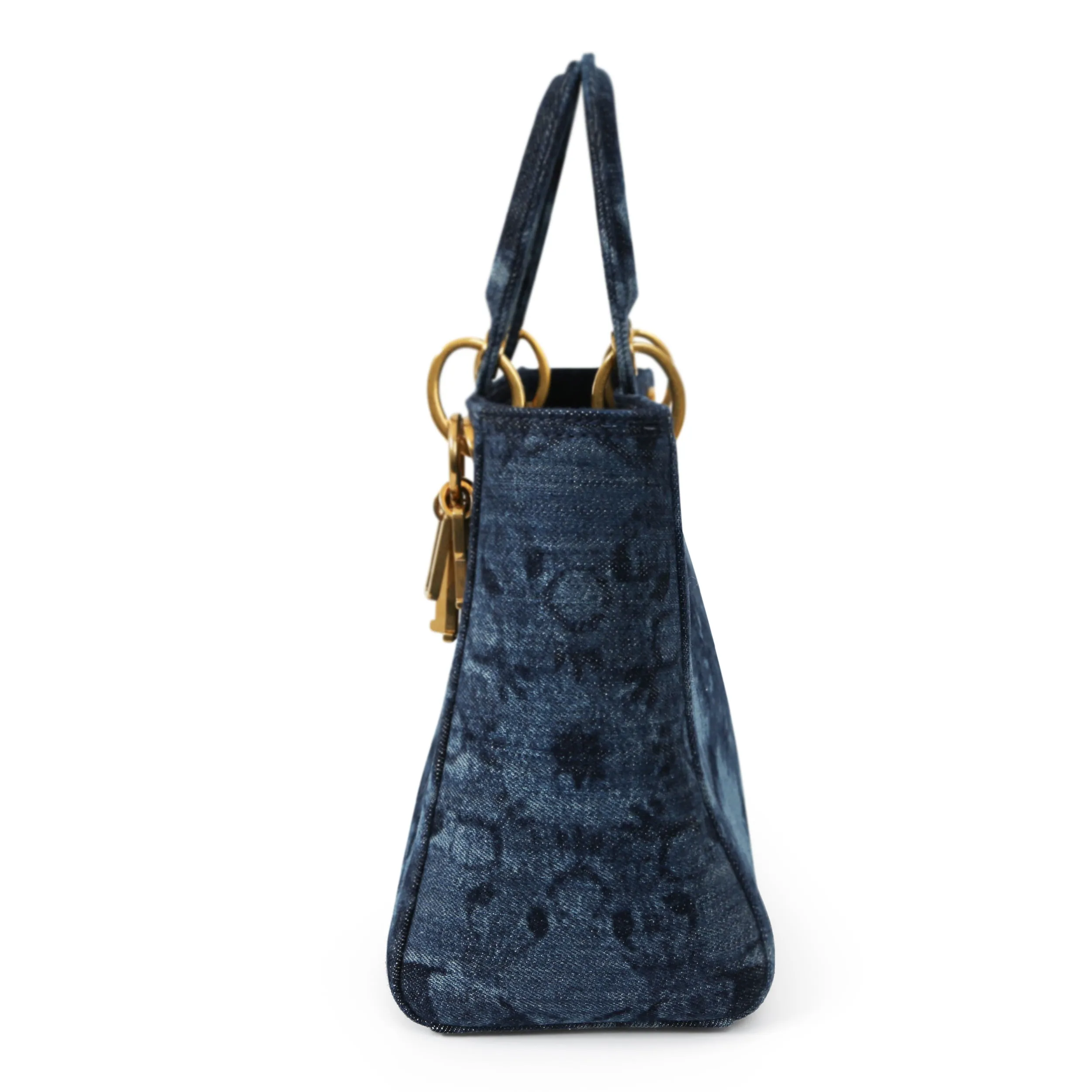 Lady Dior Denim Tie Dye Medium Handbag
