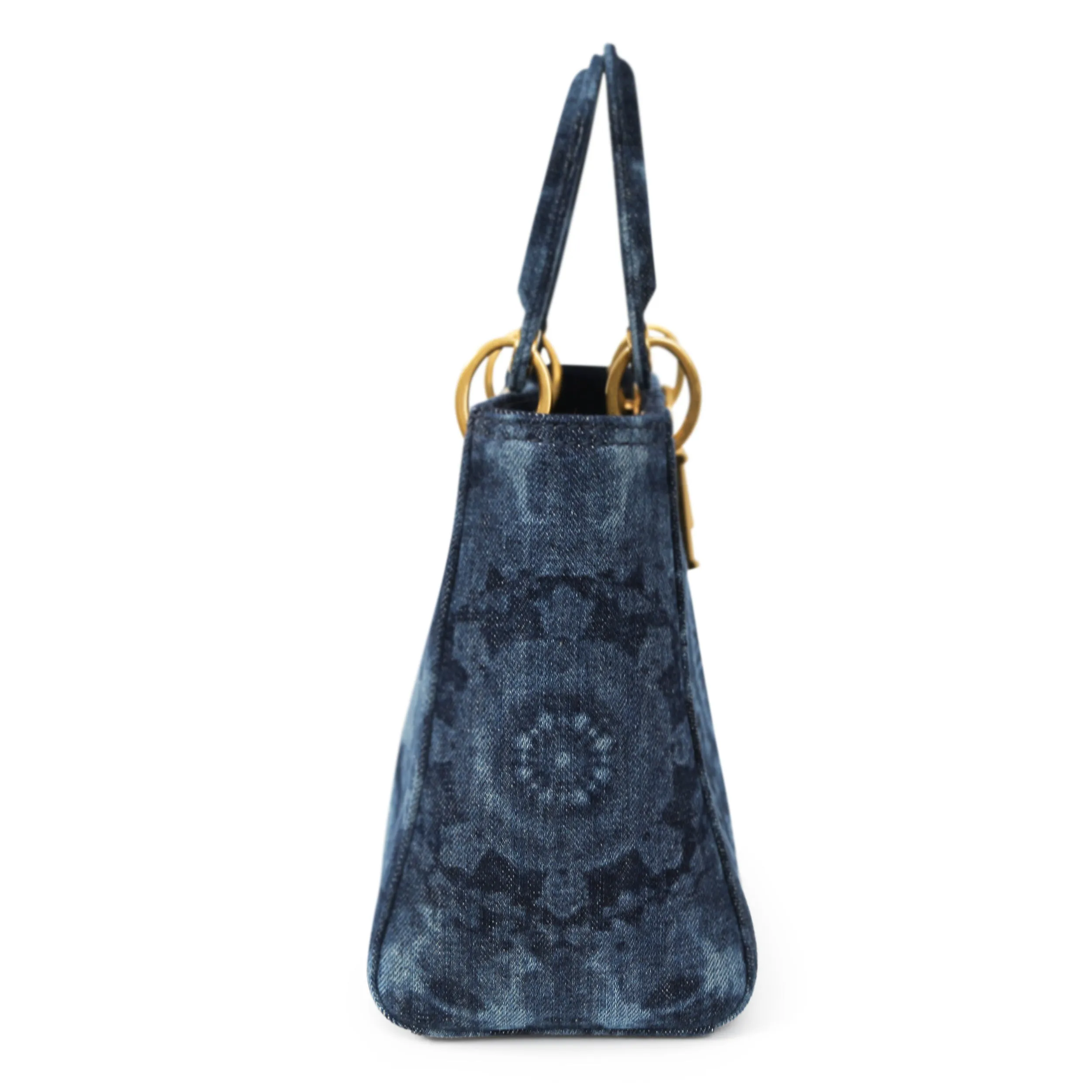 Lady Dior Denim Tie Dye Medium Handbag