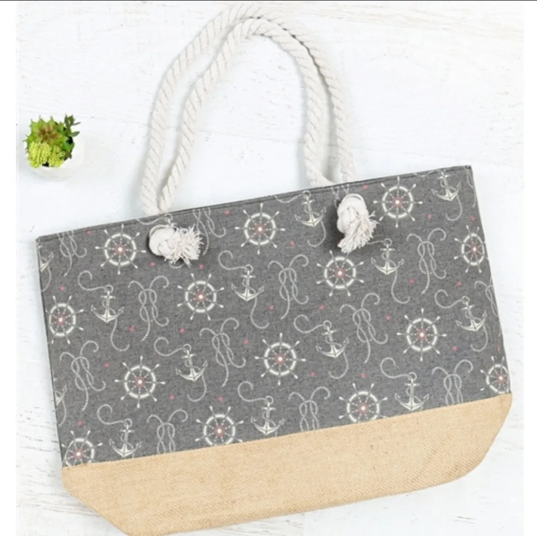 Large Nautical Tote
