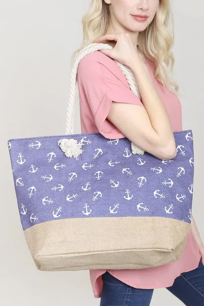 Large Nautical Tote
