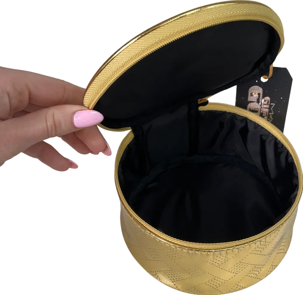 MAC Metallic Gift Of Gold Mini Makeup Bag One Size