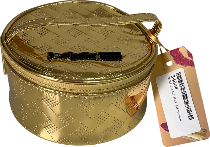 MAC Metallic Gift Of Gold Mini Makeup Bag One Size