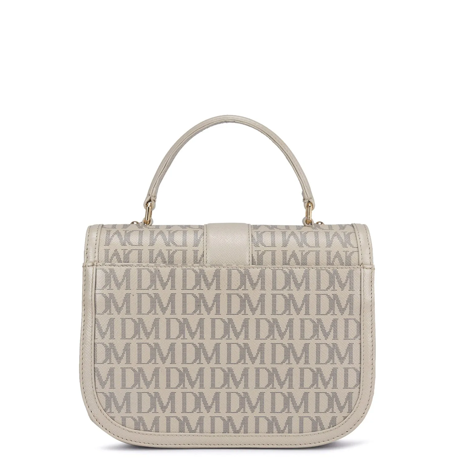 Medium Monogram Leather Satchel - Lamb