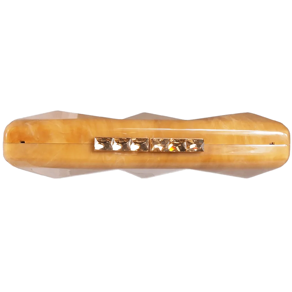 Minaudière in Alabaster Motif