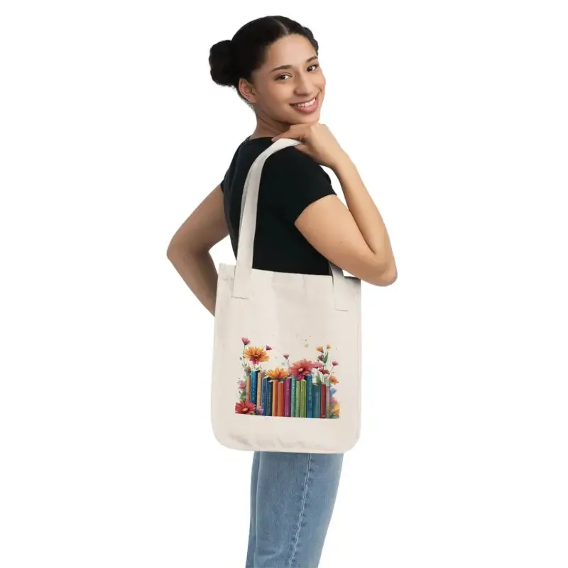Nature Inspired Organic Canvas Tote Bag