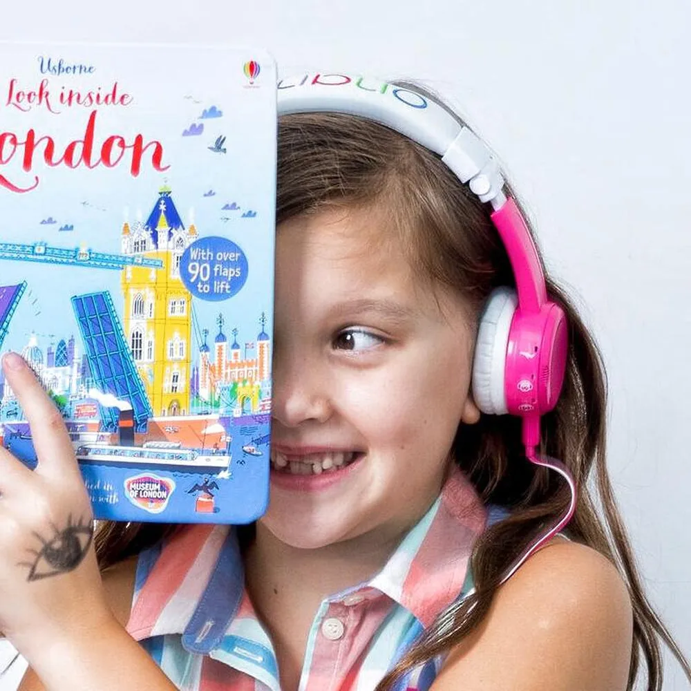 [OPEN BOX] BUDDYPHONES InFlight Headphones Pink