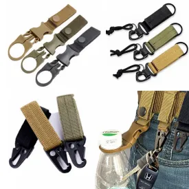 Outdoor Tactical Keychain Tool Camping Equipment Backpack Hook Buckle Survival Safe Tool