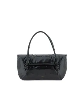 Padded Leather Shoulder Bag