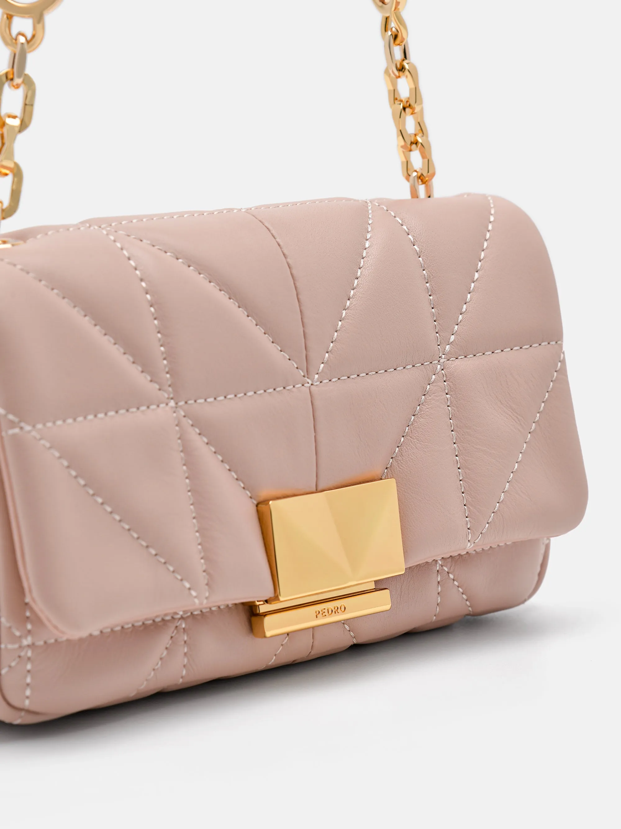 PEDRO Studio Leather Mini Shoulder Bag in Pixel