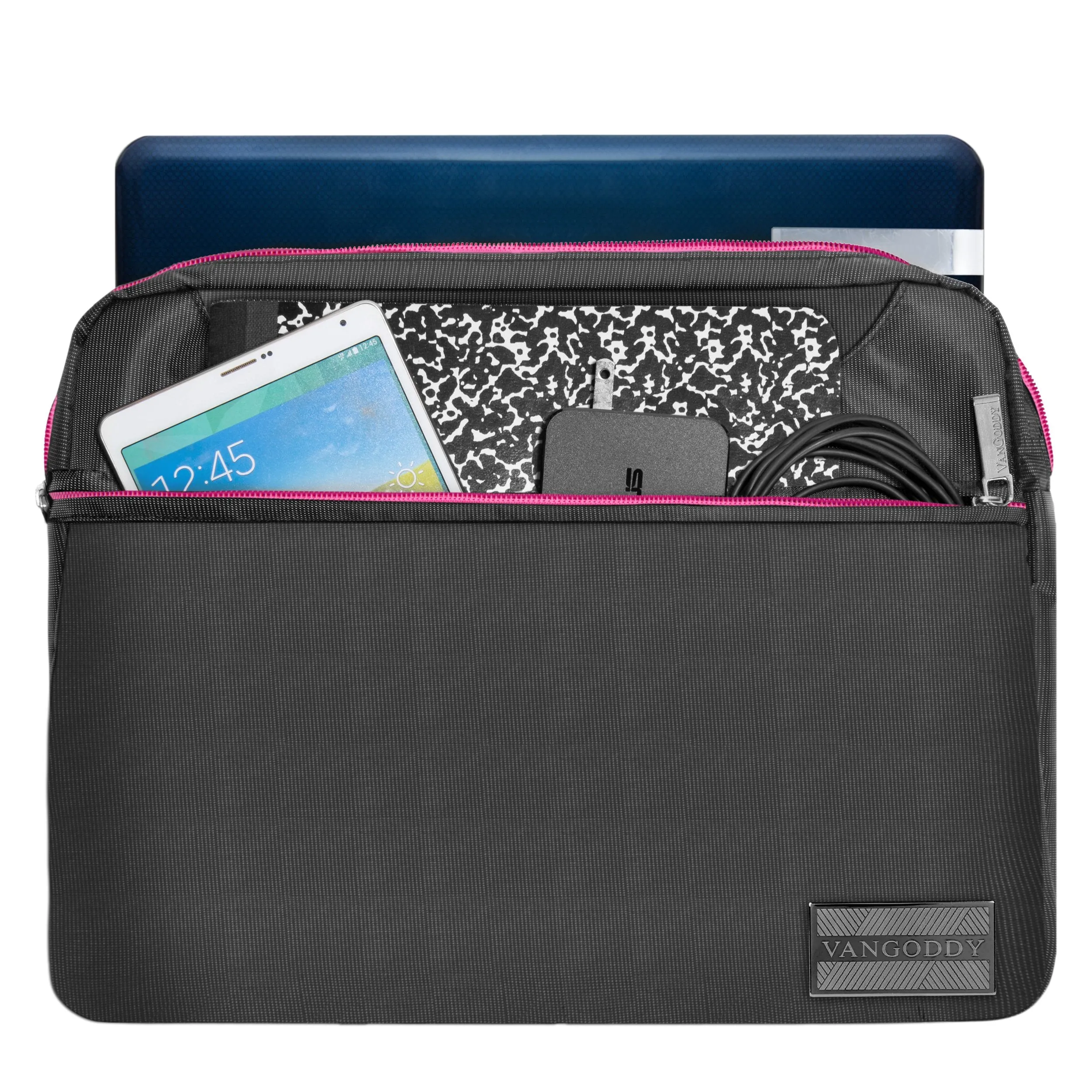 Pink Slim 13.3 inch Laptop Messenger Bag for Google PixelBook Go, Pixel Slate, Pixel Book