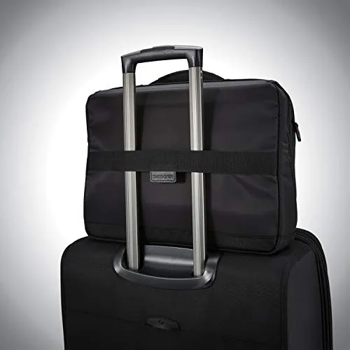 Samsonite Pro Slim Messenger, Black, 15.6-Inch