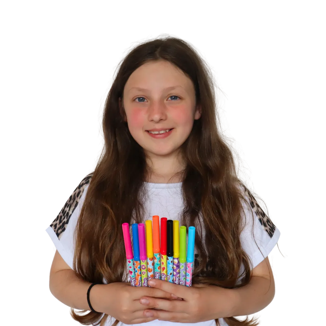 Scentos Sweet Shop Fine Line Markers, Pack Of 10